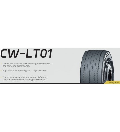 Anvelopa CAMION VARA CROSSWIND CW LT01 385/55R19.5 156J  [1]