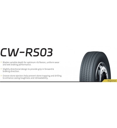 Anvelopa CAMION VARA CROSSWIND CW RS03 385/55R22.5 160K  [1]