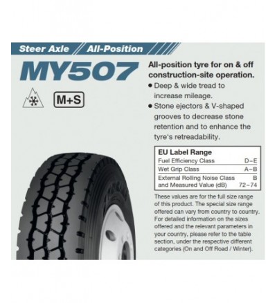 Anvelopa CAMION VARA YOKOHAMA MY507 315/80R22.5 156/150K  [1]