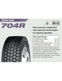  - Anvelopa CAMION VARA YOKOHAMA 704R 265/70R19.5 140M 