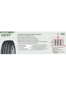 - Anvelopa CAMION VARA YOKOHAMA 121T 265/70R19.5 143J 